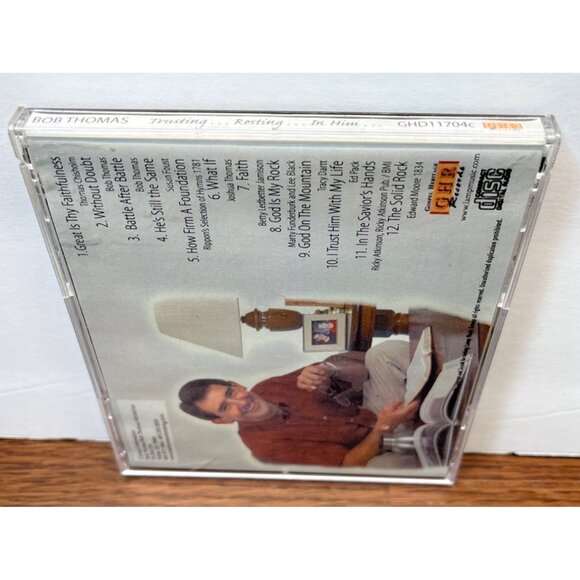 Bob Thomas Trusting Resting In Him CD Christian Gospel Heritage 12 Tracks - Picture 5 of 7